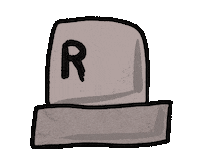 Dying Rest In Peace Sticker