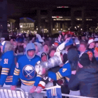 Excited Buffalo Sabres GIF by Respective