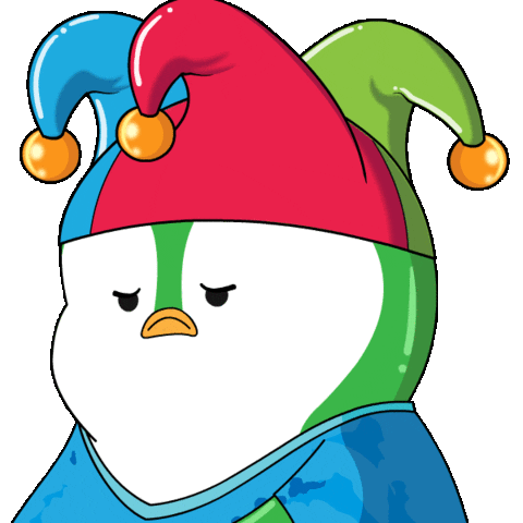 Sad Penguin Sticker by Pudgy Penguins