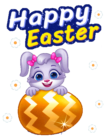 Easter Eggs Sticker by Lucas and Friends by RV AppStudios