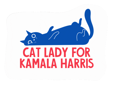 Kamala Harris Sticker by Kelley Bren Burke