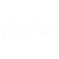 Blanco Hello Sticker