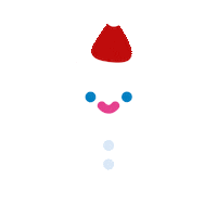 Christmas Snow Sticker by THE RECORDER FACTORY
