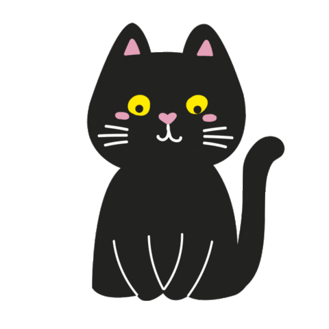 Cat Halloween Sticker