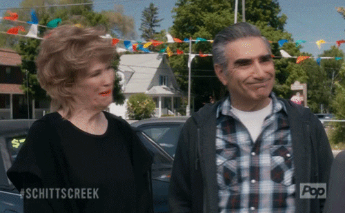 Excited Eugene Levy GIF by Schitt's Creek