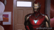 Iron Man Flirt GIF by Morphin