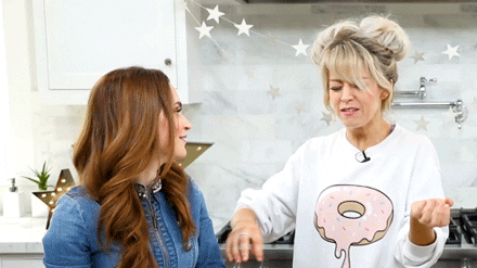 lindsey stirling laughing GIF by Rosanna Pansino