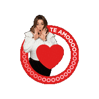 Te Amo Sticker by Tatiana Arias