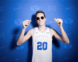 College Basketball Sport GIF by BYU Cougars