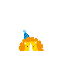 Birthday Lion Sticker by goki