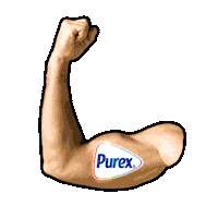 PurexLaundryDetergent strong flex dad strength Sticker