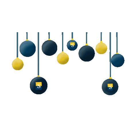 seymours christmas decorations baubles moving house Sticker