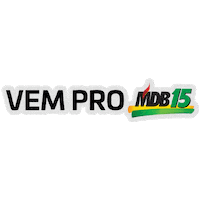 MDBNacional 15 mdb mdb15 filiar Sticker
