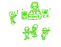 AcidKilller friends trippy weird alien Sticker