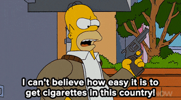 the simpsons news GIF