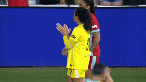 Clap Hug GIF by National Women's Soccer League
