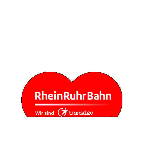 RheinRuhrBahn giphygifmaker train railway zug Sticker