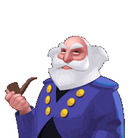 Smoke Beard Sticker by Pixel Federation
