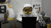 happy new year space GIF by Wilson