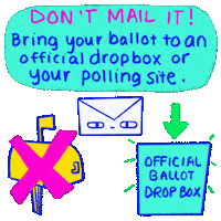 Vote Them Out Election 2020 Sticker by INTO ACTION