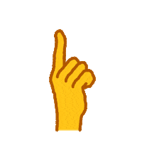 Hand Sticker by yeamoji