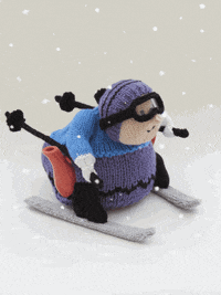 TeaCosyFolk snow ski skiing snowing GIF