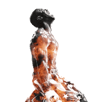 Michael B Jordan Logo Sticker by Interscope Records
