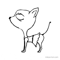 Mikoomon dog dancing cool fitness GIF