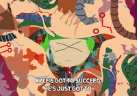 kyle broflovski GIF by South Park 