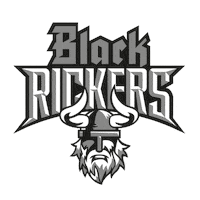 Viking Black Rickers Sticker by Black Rickers Baseball Softball Club