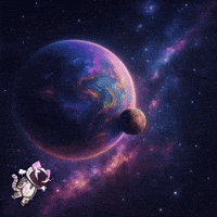 Cat Space GIF by Hero Galaxy NFT