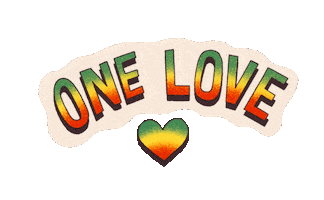 Sticker gif. Painted green yellow and red rainbow with twinkling stars.