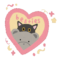 Best Friends Love Sticker