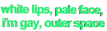 outer space gay Sticker by AnimatedText