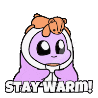 Freezing Warm Up Sticker by Christophers Genie