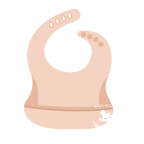 Baby Bibs Sticker by Brightchewelry