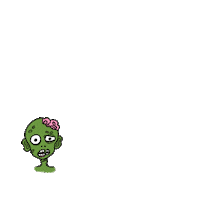 Cute Zombie Sticker by Sofs Designs