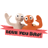 wave morph Sticker by Aardman Animations