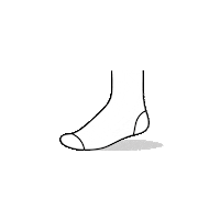 SnocksGmbH white socks hole sock Sticker