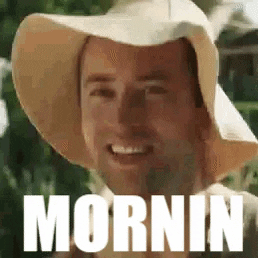 Ayla1870 giphygifmaker baelin mornin nice day for fishing aint it huha GIF