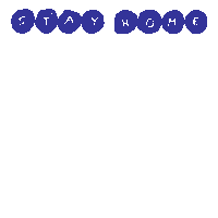 Stay Home Santo Domingo Sticker