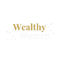 Logo Woman Sticker by Wealthy Women