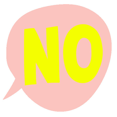 GabsGraphs giphyupload no nope nah Sticker