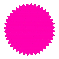 Pink Star Sticker by Femke van Houwelingen