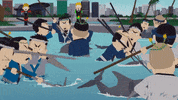 japan dolphins GIF by South Park 