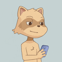 MawAcademia laugh phone racoon maw GIF
