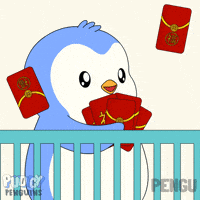 Chinese New Year Penguin GIF by Pudgy Penguins