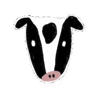 MidwestHouse animals milk cow farm Sticker