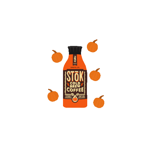 ShesSoCreativeCo giphyupload coffee fall orange Sticker