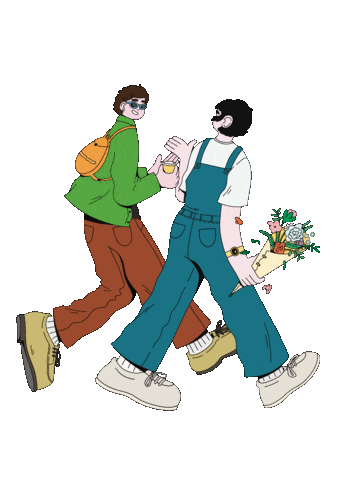 Walk Sticker by AforArcade